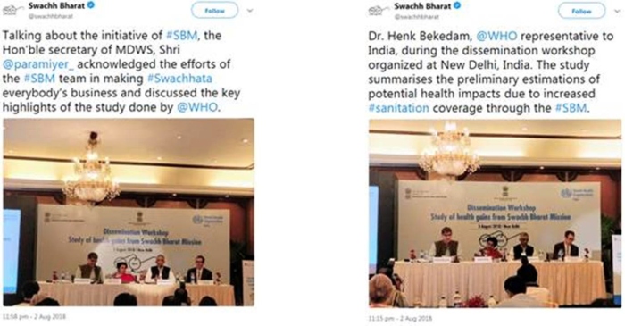 Swachh Bharat Mission Grameen cuts deaths from diarrhoea and malnutrition via sanitation gains.