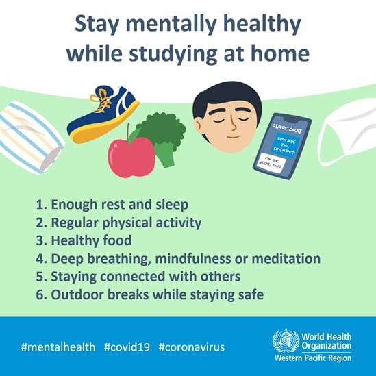 Graphic on COVID-19 and mental health